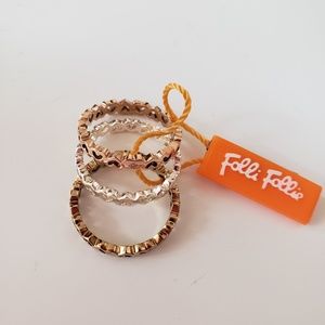 Folli Follie 3 color ring